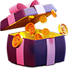 open gift box surprise
